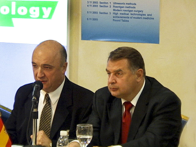 The Second International Conference «High Medical Technologies of XXI Century» November 1-8, 2003, Benidorm, Spain