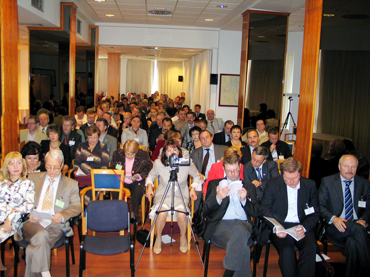 Открытие седьмой международной конференции «Высокие медицинские технологии XXI века» 27 октября 2008 года